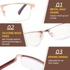 FONHCOO Reading Glasses for Women Men, Blue Light Blocking Reading