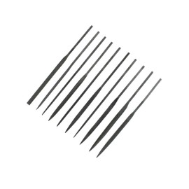 Jeweltool McGuinness Needle Files, Pack of 10, Silver