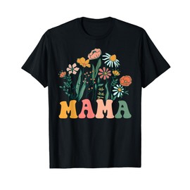 New MAMA Wildflower First Birthday & Baby Shower T-Shirt