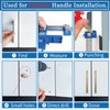 Cabinet Hardware Jig, King&Charles Cabinet Handle Jig + Automatic Hole