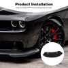 PDKLIN for Challenger Front Bumper Lip Splitter Protector Cover Trim