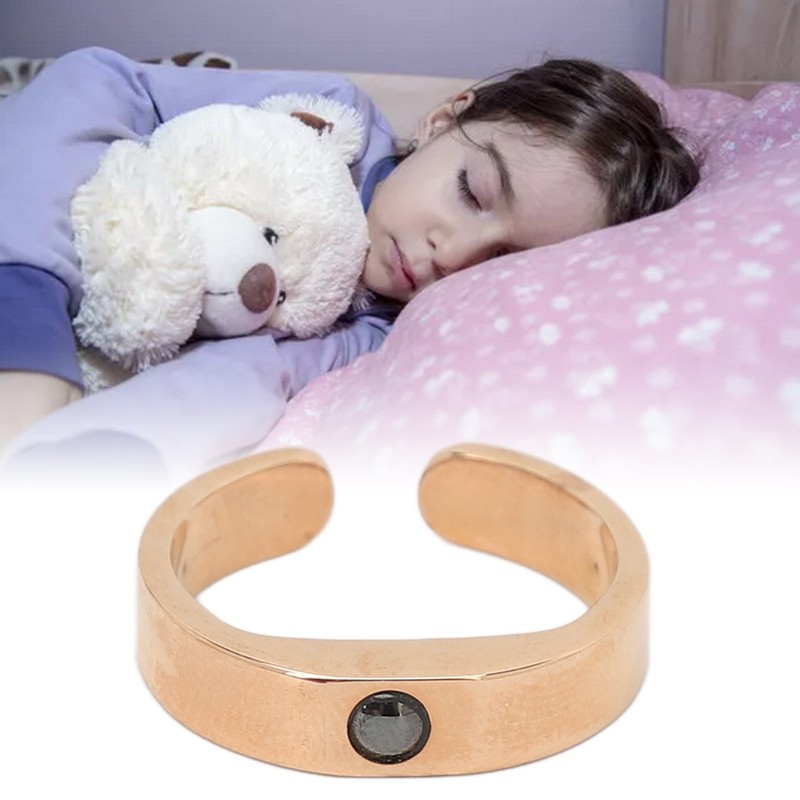 Open Snoring Ring Electroplating Adjusted Improve Sleep Breathing Open Snoring