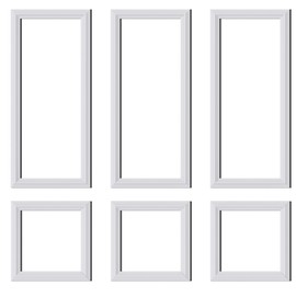 3 Sets Premade Accent Wall Molding Kit，Accent Wall Panels for Interior Wall Decor,All Edges precut, Chair Rail Moulding Trim for Home Moulding Decoration (【54 x 24 in】 【Symmetrical Type】)