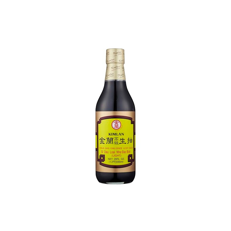 Kimlan Sang Chau Grade A Light Soy Sauce, 20 Ounce