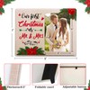 PETCEE Our First Christmas as Mr and Mrs Picture Frame