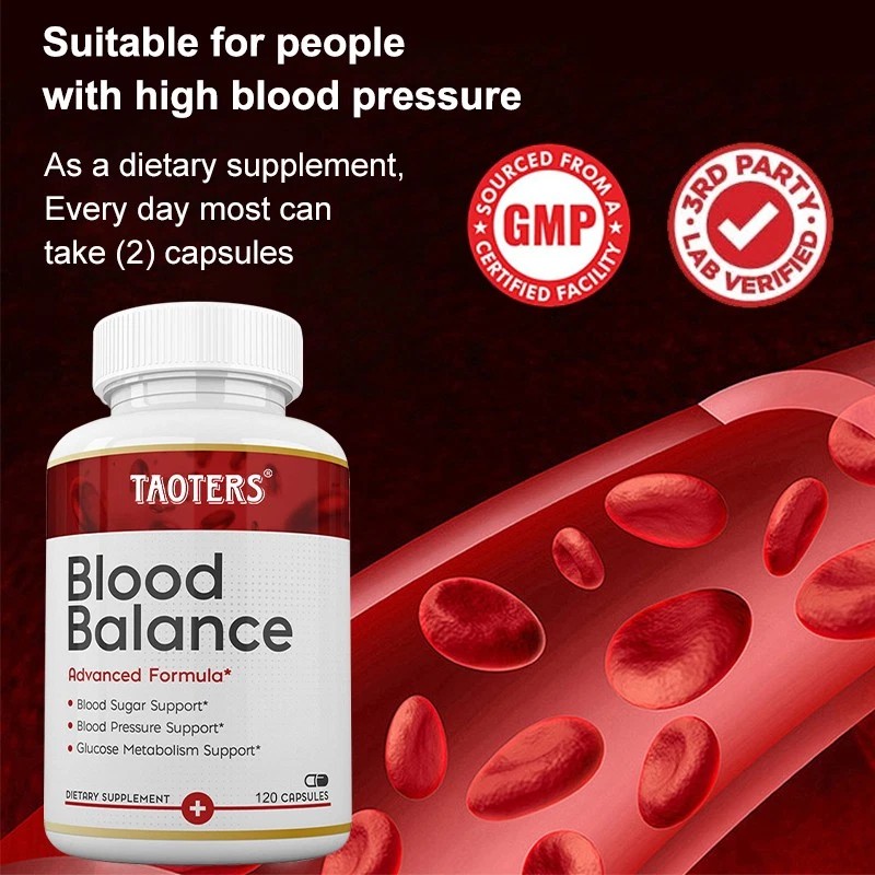 Taoters Blood Balance Advanced Formula Supports Healthy Blood Pressure -