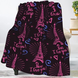 Jbofyee - Manta de forro polar romántica para todas las estaciones, ultra suave, cálida, para el hogar, cama, sofá, silla, viajes al aire última intervensión, camping, 60 x 50 pulgadas