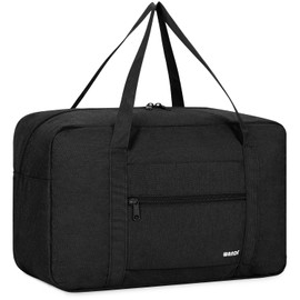 Ryanair Hand Luggage Bag for Aeroplane Travel Bag Small Foldable Hand Luggage 40 x 20 x 25 cm Sports Bag Hospital Bag Weekender Bag WANDF, denim black 20l, Sporty