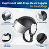 BillionChains Dog Helmet for Small Breed Head Circumstance 13.6 ''-14.6