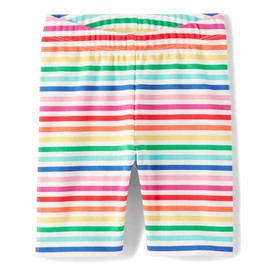 Gymboree,Girls,and Toddler Bike Shorts,4 Years,Rainbow Strip