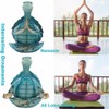Wisboey 2 Pieces Sea Turtle Yoga Figure Decorations Meditation Yoga