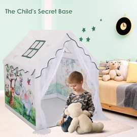 Kids Tent Toddler Playhouse for Boys Girls,Large and Foldable Kids Playtents with Windows,Portable and Lightweight Play Tent Indoor&Outdoor Gift for Children