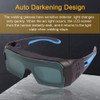 BHCASE Solar Auto Darkening Welding Glasses Safety Protective Welders Glasses