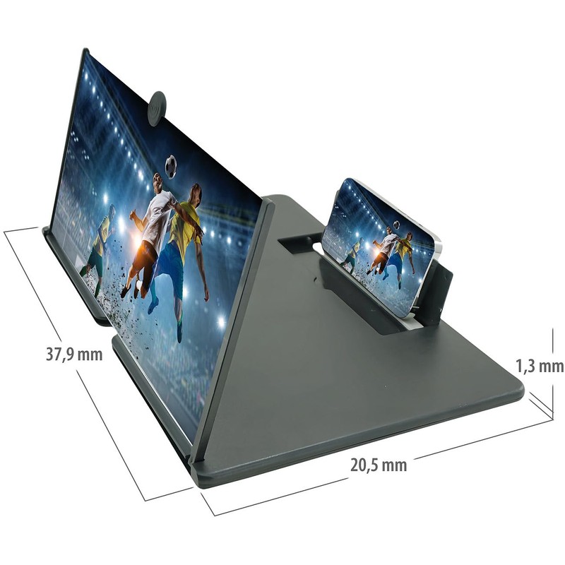 PEARL 18" Screen Magnifier for Magnifying Phone Display (Black)