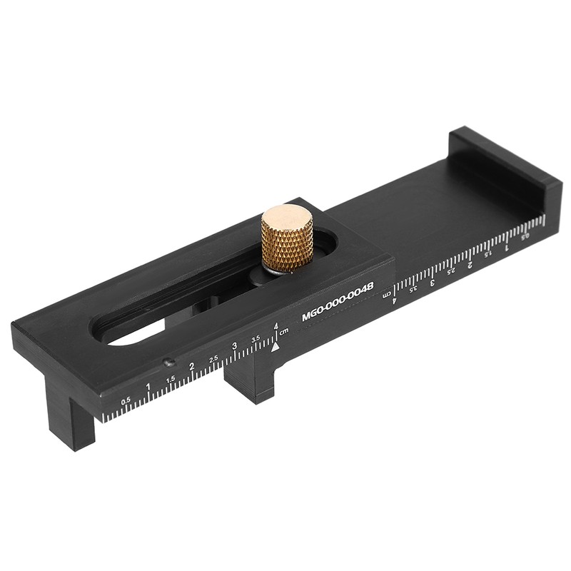 Black Aluminum Brass Marking Gauge Depth Measuring Ruler Woodworking Line