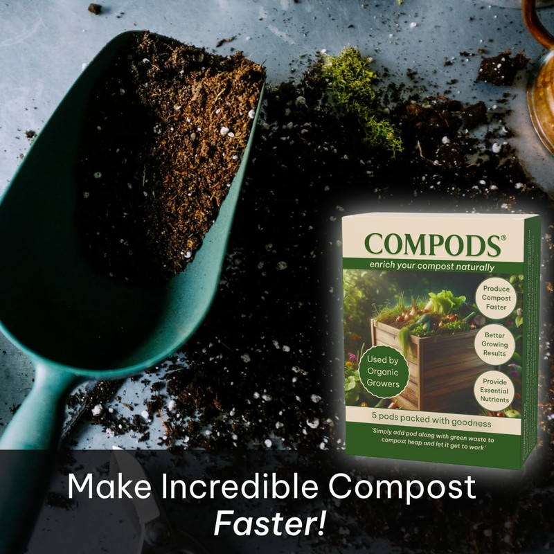 ComPods, Compost Accelerator Pods - Organic, Nutrient-Rich & Convenient Compost
