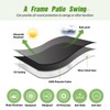 Kasla Outdoor Swing Cover for A Frame Patio Swing, 89"L×50"W×77"H