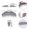 Rthjsfj Old Man Costume Kit- Grandpa Curly Wig, Wig Cap,