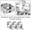 JNNJ 3 Pieces Motorcycle Exhaust Clamps, 22 mm Exhaust Pipe
