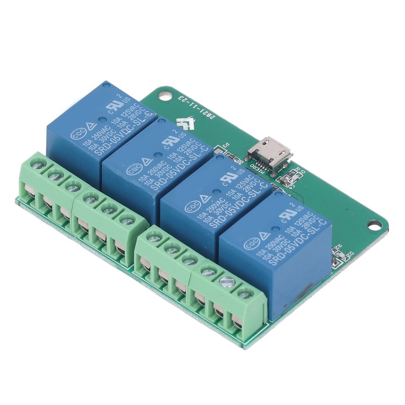 4 Channel Relay Module 5V for HID Drive Free USB