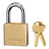 Master Lock 575EURD Thick Brass Body Padlock with Key Ideal