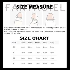 FANTACIEL 10 PCS Handemade Press On Nails Cat Eye Design Acrylic Nails Reusable Short Coffin Fake Nails Gradient Blue 8 S