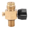G1/2 14 CO2 Cylinder Refill Adapter Bottle Connector with Black