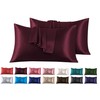 Satin Pillowcases Set - 2 Pack Microfiber Pillowcases for Radiant
