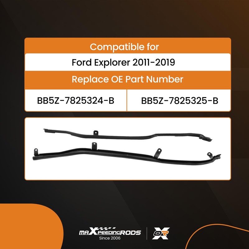 maXpeedingrods 2pcs Rear Door Weatherstrip Seal Left & Right for