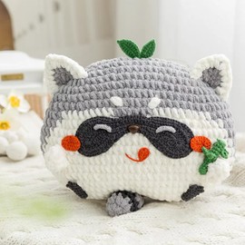 Chenille Wool for Crocheting, Velvety Baby Wool, 3 Rolls 100 g Baby Wool for Crocheting, Soft Chenille Wool, Knitting, Soft Yarn Wool for Knitting and Crocheting (Grey)