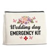 UPNEGE Wedding Makeup Bag Gifts for Bride Bridesmaids, Wedding Day