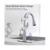 WaterSong Touchless Kitchen Faucet Sink w/ Smart Sensor WS062200 Brushed