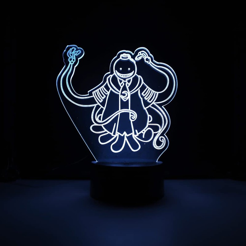 Wolobox LED Lamp Anime Manga Kuro Sensei Colour Changing USB