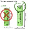 Yibatopow 16 Packs 1.2V Ni-MH Rechargeable AA Batteries 800mah,Double A