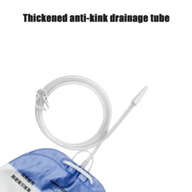 Eruceky Pack of 10 Disposable Urine Bags, Urine Bag Absorbent, Portable Pee Bag, Urine Bag for Men and Women, Drainage Bag, Extension Tube for Anti-Reflux Drainage Bag