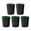 5Pcs PU Leather Dice Cup Set with 20 Dot Dices