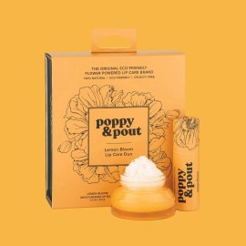 Poppy & Pout, Lip Care Duo, Lemon Bloom