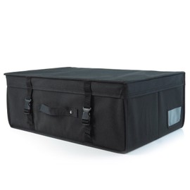 HANGERWORLD Black Wedding Dress Storage Box for Bridal Gown Preservation, Size Medium, Acid Free Storage Box including Archival Acid Free Tissue Paper, Hand Luggage Size for Travel
