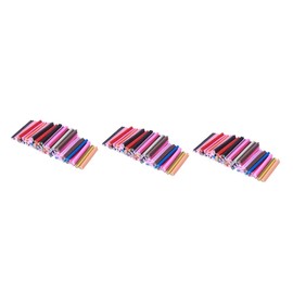 Ipetboom 3sets Vivid Colors Nail Art Stickers 3d Polymer Clay Canes Rods 50mm for Diy Manicure Decor 5/pack 50pcs*3