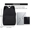 SUPACOOL Lightweight Casual Laptop Backpack with USB Charging Port for