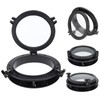 NovelBee 2pcs Boat Yacht Round Opening Portlight Porthole,8in Deck Hatch