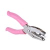 Heart Paper Punch with Pink Grip Craft Puncher for Card