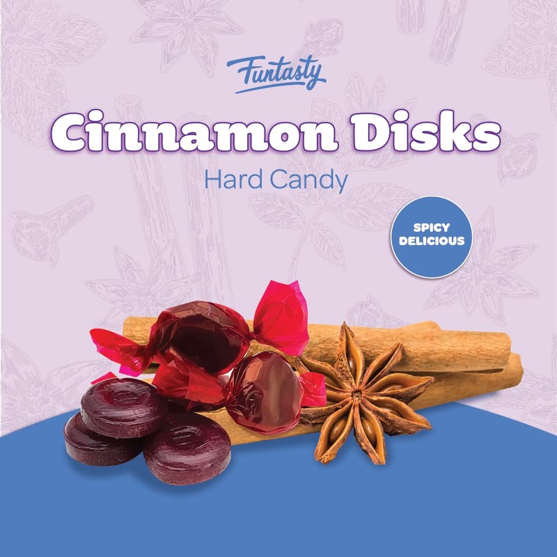 Cinnamon Hard Candy - Bulk Pack 2 Pounds (About 180