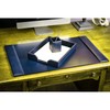 Navy Blue 3-Piece Leather Desk Set, Bonded Leather