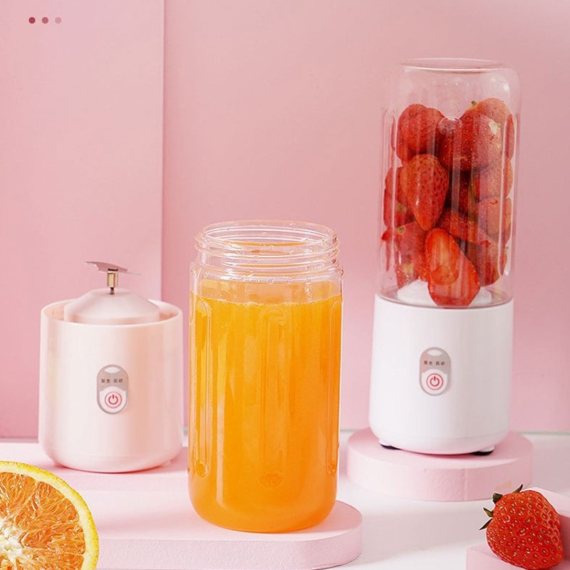 Portable Blender 6 Blades USB Rechargeable Multifunction Mini Fruit Mixer