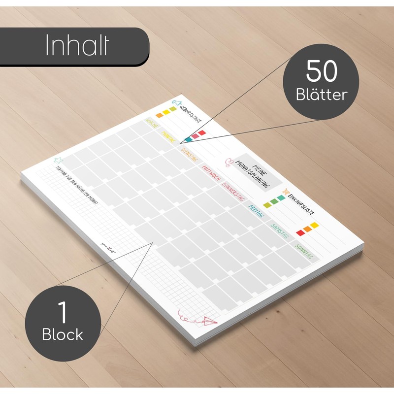 Monthly Planner DV 234 Weekly Planner Daily Planner Organiser Gift