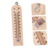 CAXUSD Professional Wall Thermometer Pcs Wooden Room Thermometers Accurate Temperature