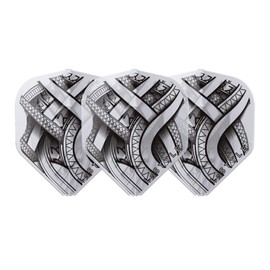 L-Style EZ L1 Mike de Decker Type A Black Clear White Dart Flights