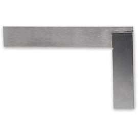 Axminster Workshop 100mm(4") Metal Ruler with Square End