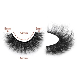 Fluffy Lashes Natural Wispy Eyelashes Full Volume Mink Lashes 14mm Short Faux Mink Lashes Multipack by Focipeysa